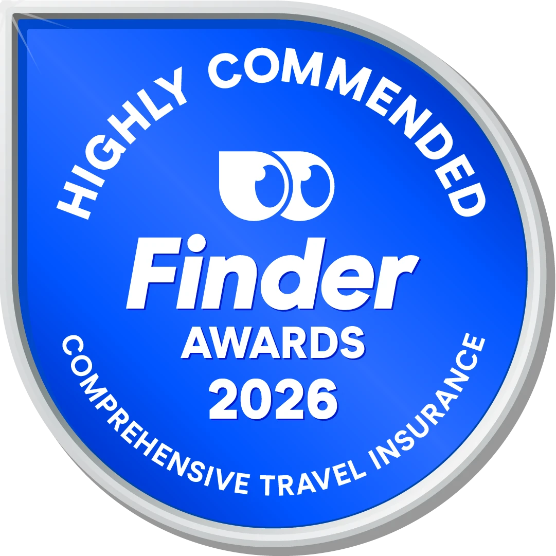 Finder Award 2026 — Highly Commended Value Travel Insurance